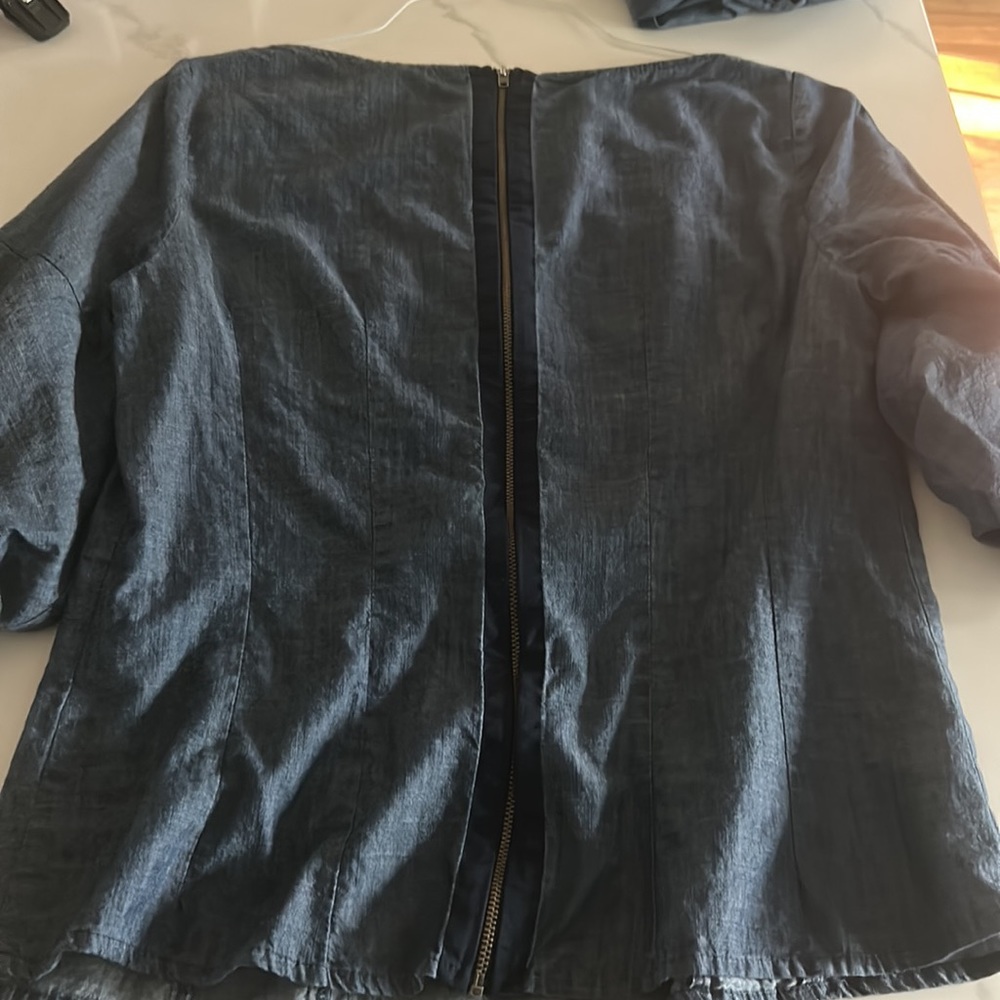 Two piece Eshakti light denim outfit - Picture 5 of 6